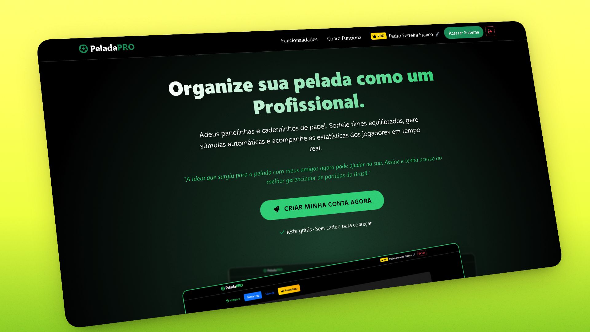 Preview Painel PRO